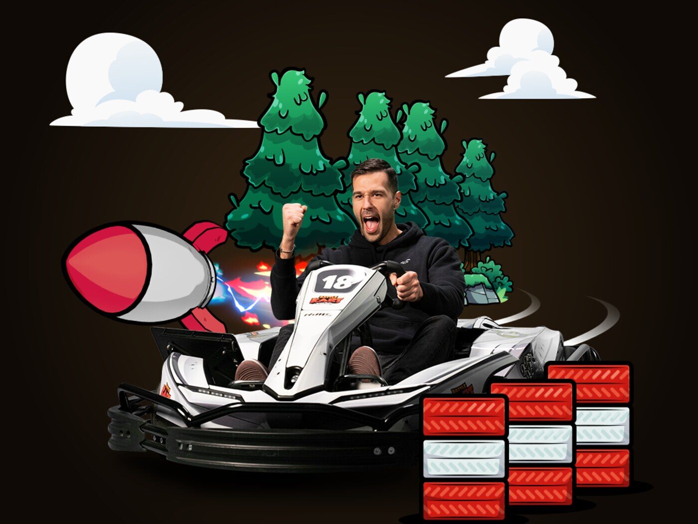BattleKart, Elektro-Karts in projizierten Spielwelten, Motorworld Köln